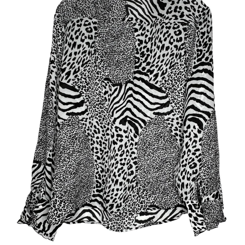 Vintage Loren D Animal Print Blouse - Picture 4 of 5